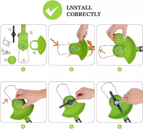 Cortacésped Inalámbrica Mini Guadaña