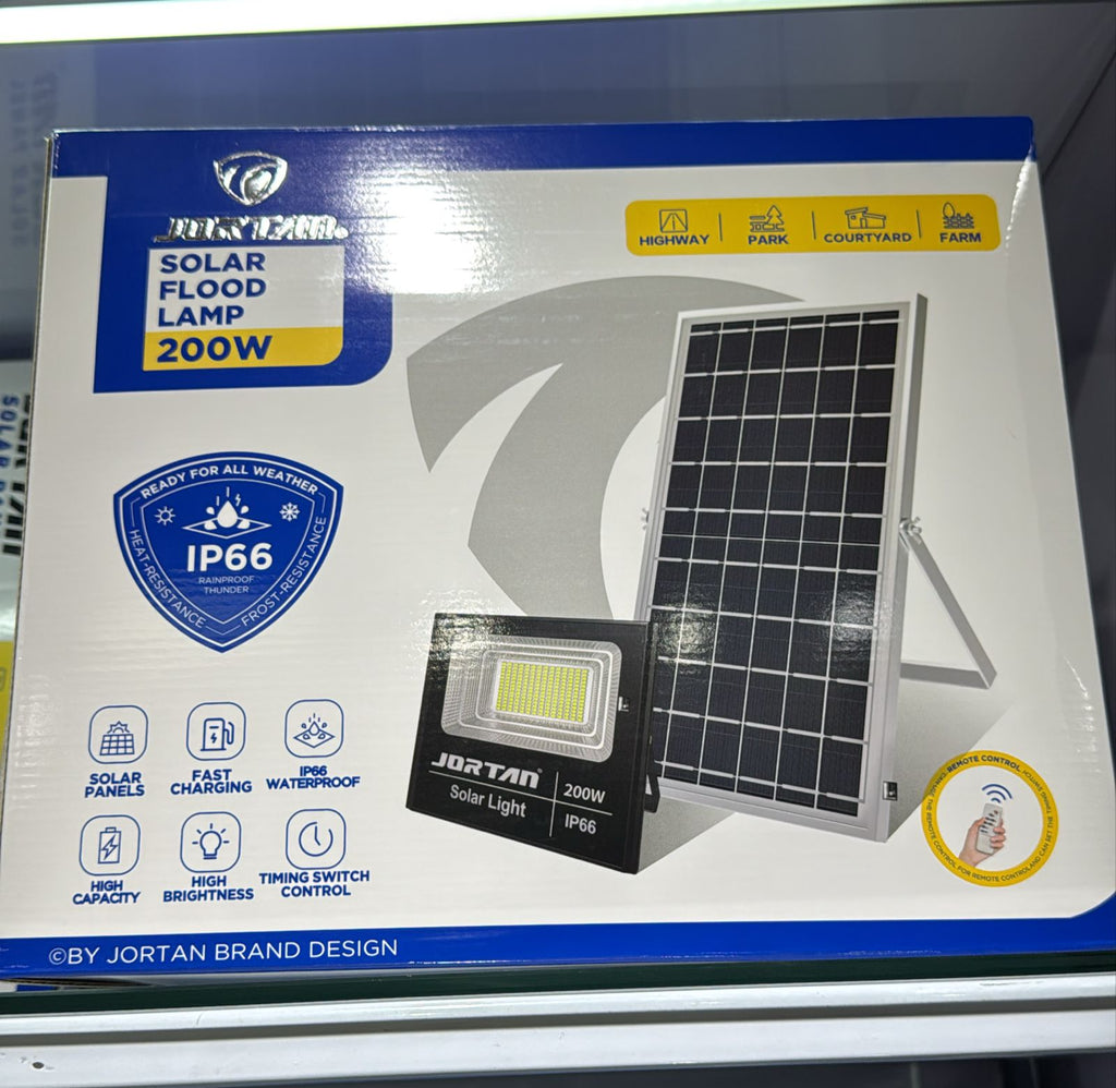 REFLECTOR CON PANEL SOLAR 300W JORTAN